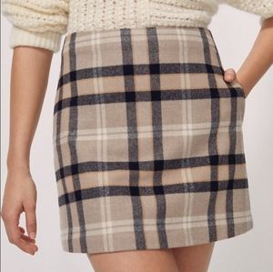 Wilfred Classic Wool Mini Skirt